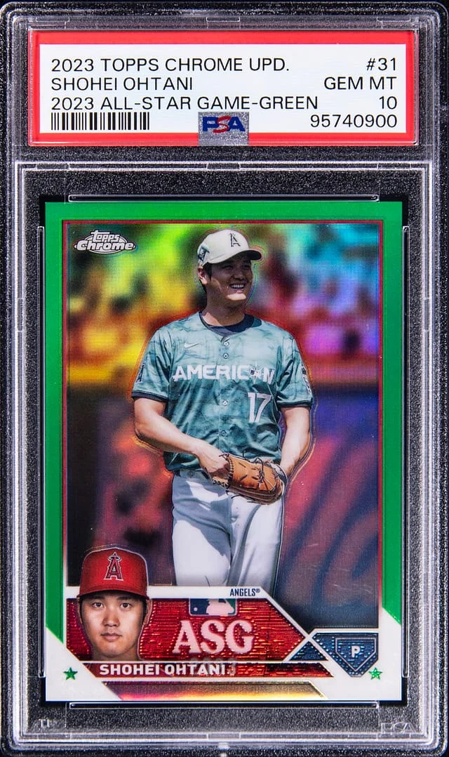 2023 Topps Chrome Update Shohei Ohtani 2023 All-Star Game #31 card image
