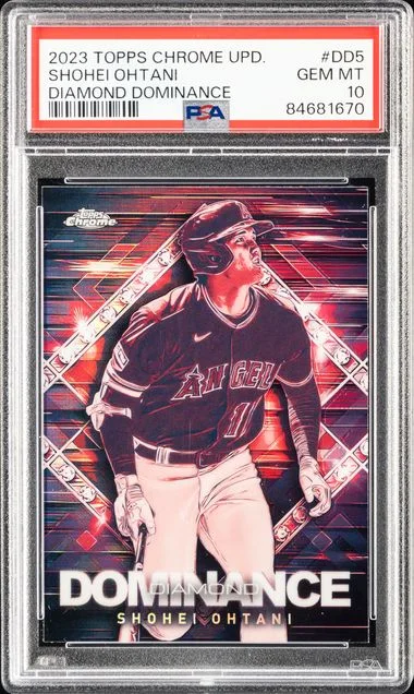 2023 Topps Chrome Update Shohei Ohtani Diamond Dominance #DD5 card image