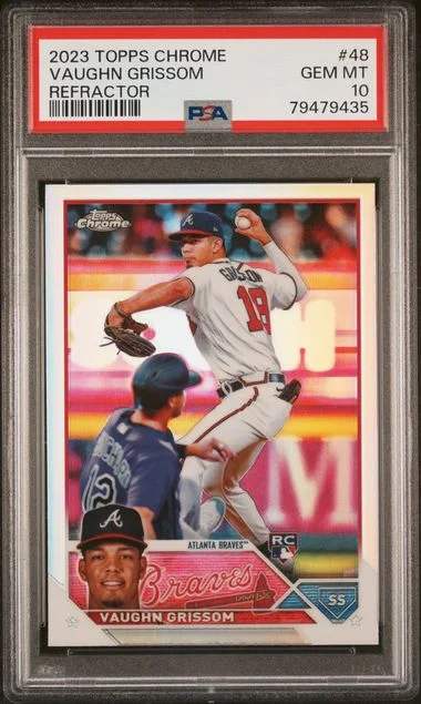 2023 Topps Chrome Vaughn Grissom Refractor #48 card image