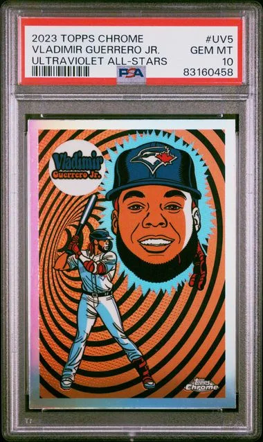 2023 Topps Chrome Vladimir Guerrero Jr. Ultraviolet All-Stars Green #Uv5 card image