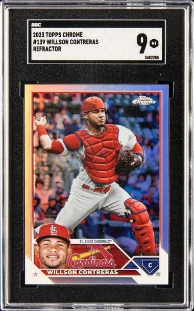 2023 Topps Chrome Willson Contreas Refractor #139 card image