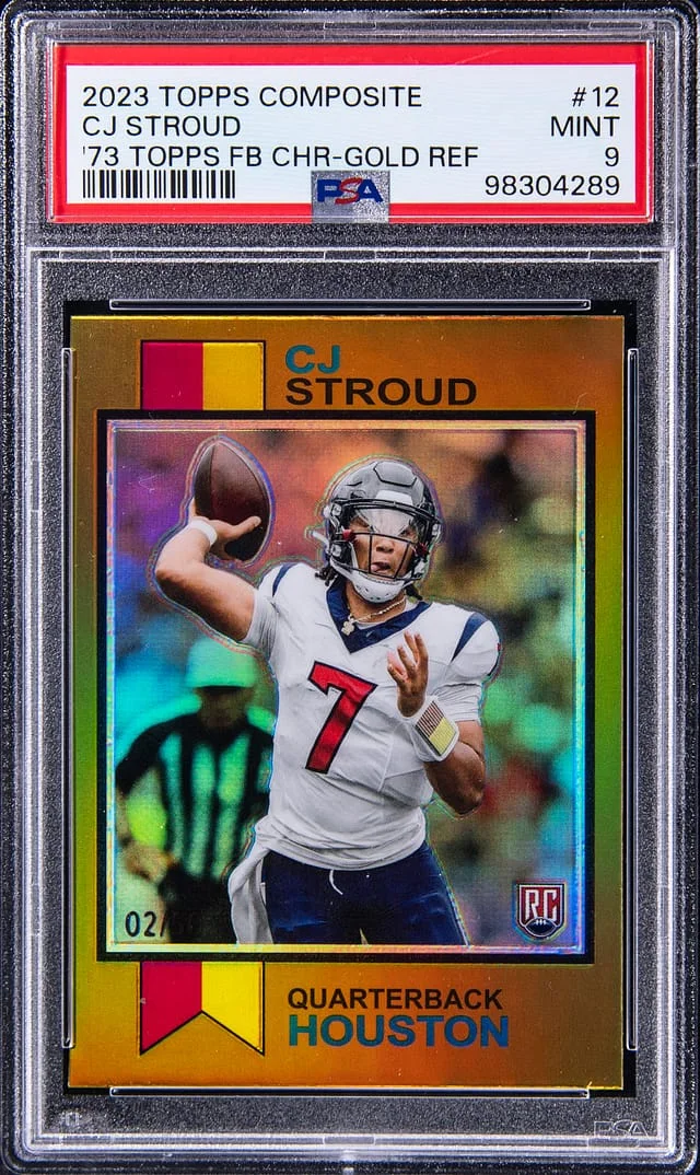 2023 Topps C.J. Stroud Composite Chrome '73 Topps Design #1973-12 card image