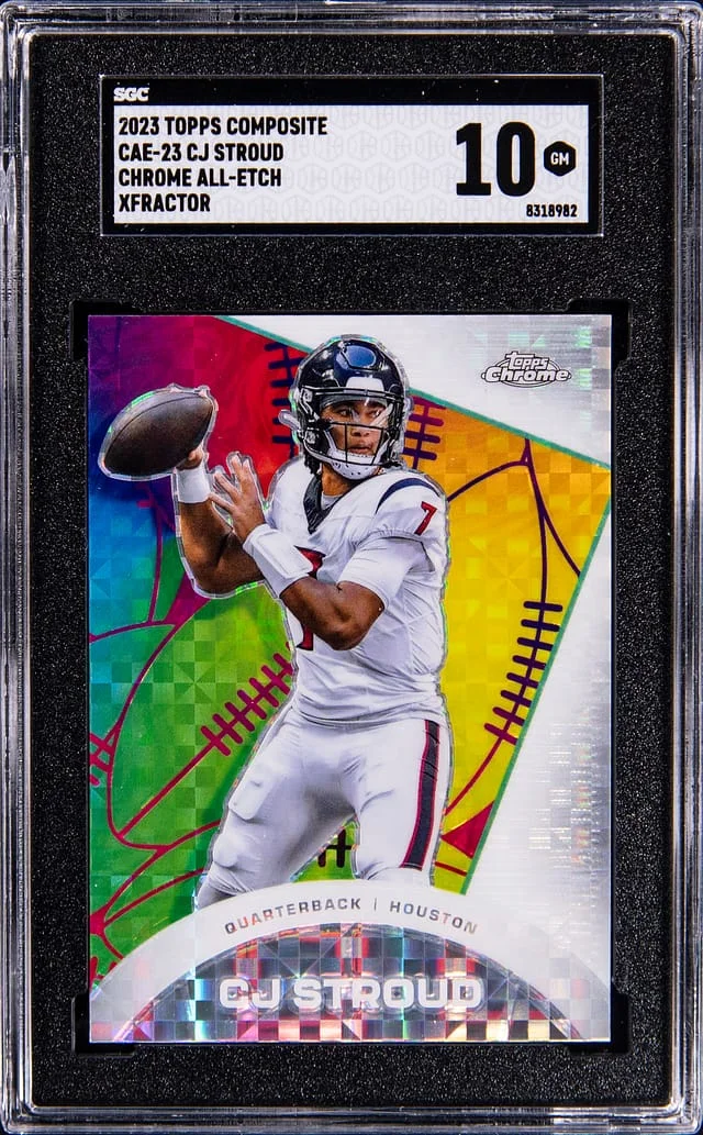 2023 Topps C.J. Stroud Composite Chrome All-Etch #CAE-23 card image