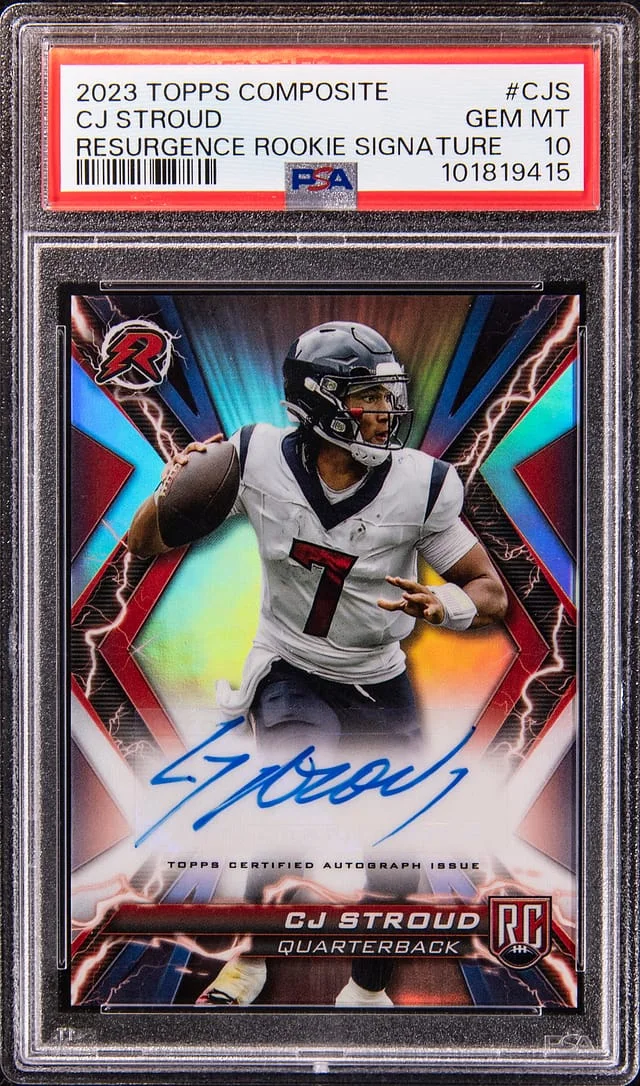 2023 Topps C.J. Stroud Composite Resurgence Signature #CJS card image
