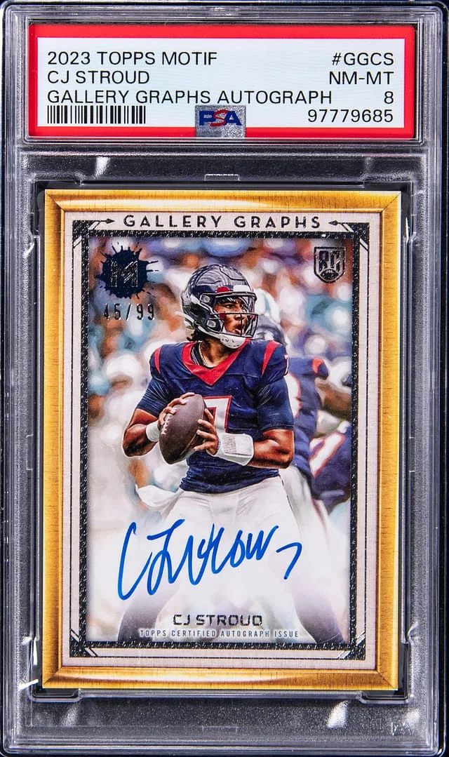 2023 Topps C.J. Stroud Motif Gallery Graphs Autograph #GG-CS card image