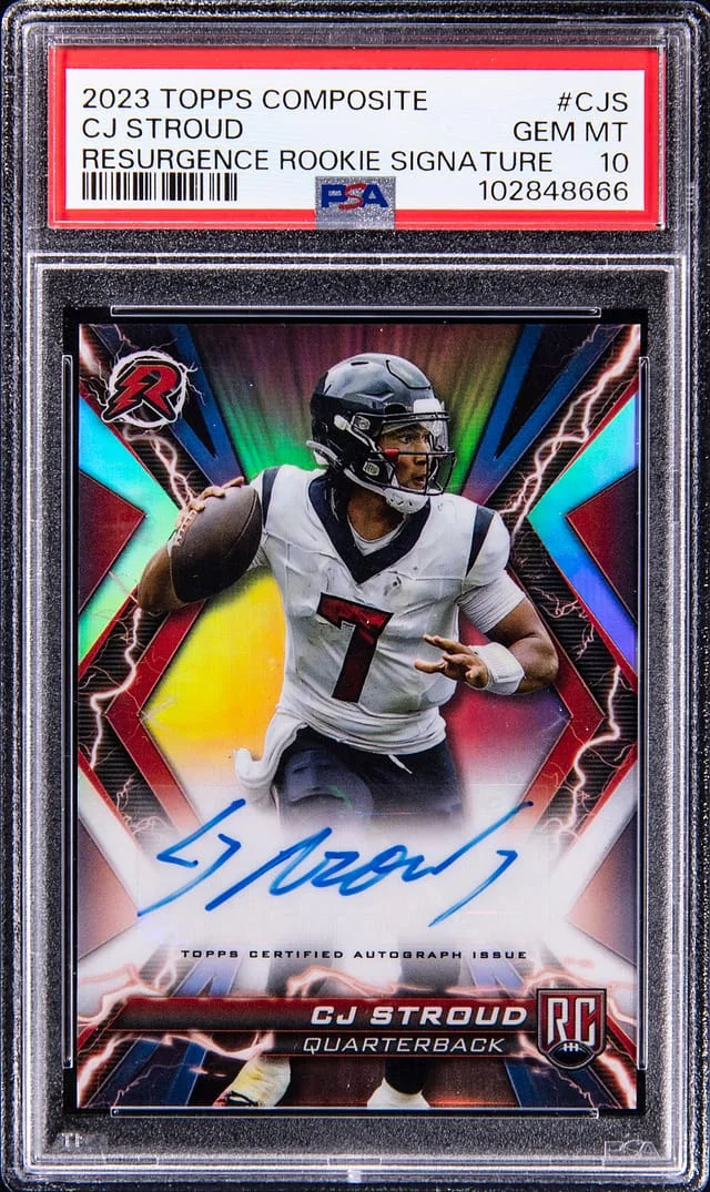 2023 Topps C.J. Stroud Composite Resurgence Signatures SuperFractor #RRS-CJS card image