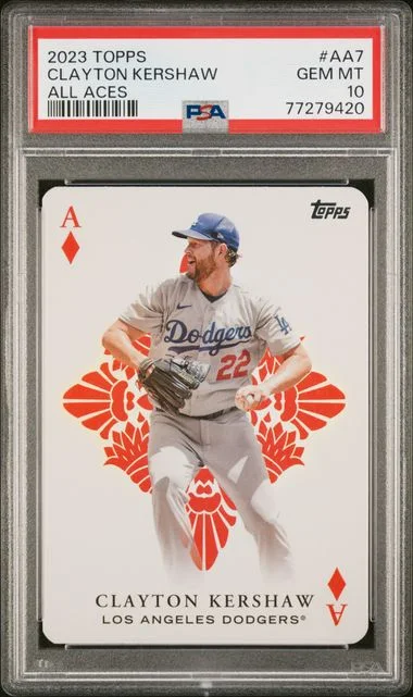 2023 Topps Clayton Kershaw All Aces #Aa7 card image