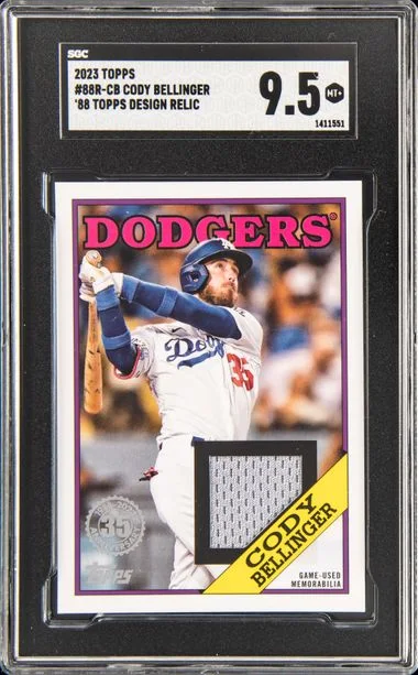 2023 Topps Cody Bellinger Game-Used 88 Topps Design Relics #88R-CB card image