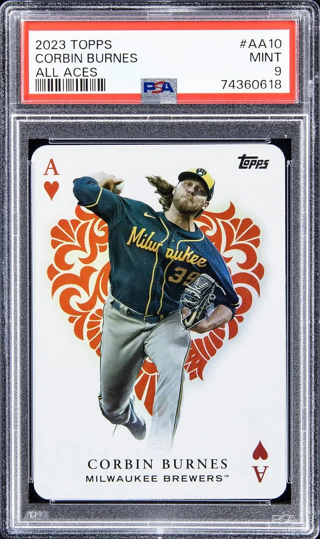 2023 Topps Corbin Burnes All Aces #AA-10 card image