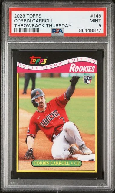 2023 Topps Corbin Carroll Throwback Thursday #146 card image
