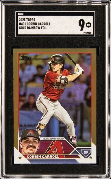2023 Topps Corbin Carroll Rainbow Foil #401 card image