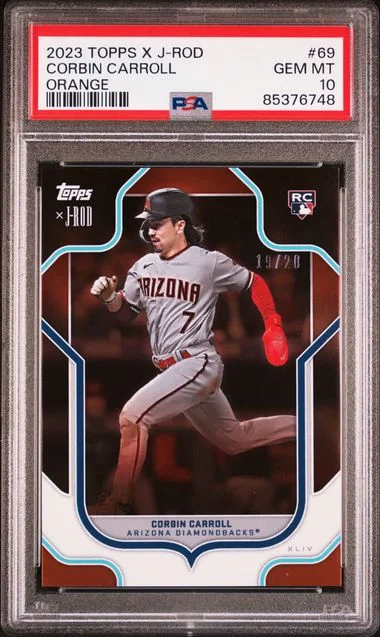 2023 Topps Corbin Carroll X Julio Rodriguez Show Out Collection Orange #69 card image
