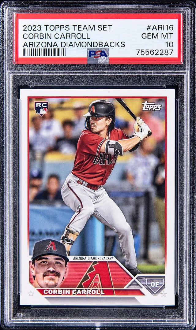 2023 Topps Corbin Carroll Team Set Arizona Diamondbacks #ARI-16 card image
