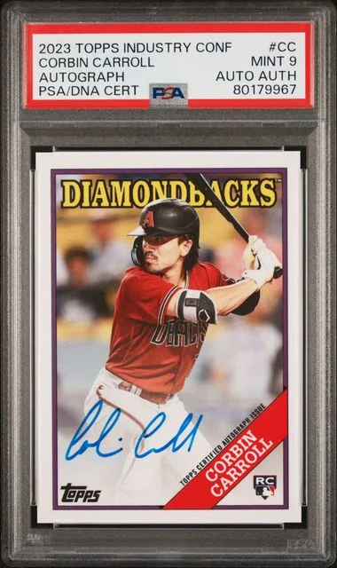 2023 Topps Corbin Carroll Industry Conference In Person Autograph #CC card image