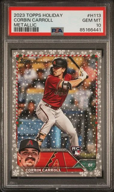2023 Topps Corbin Carroll Holiday #H113 card image