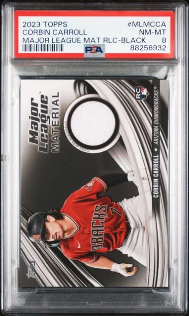 2023 Topps Corbin Carroll Major League Material Relics Series 2-Black #MLM-CCA card image