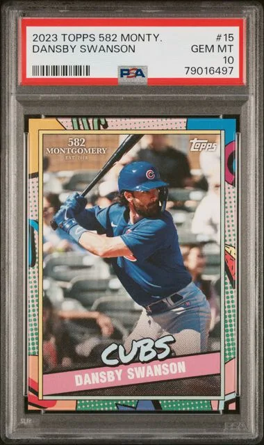 2023 Topps Dansby Swanson 582 Montgomery Set #15 card image