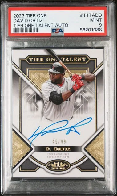 2023 Topps David Ortiz Tier One Tier One Talent Autographs #T1TA-DO card image