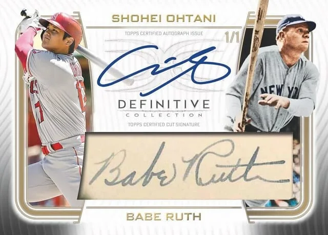 2023 Topps Definitive Collection Dual #no-number card image