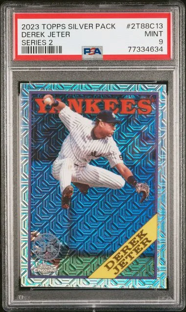 2023 Topps Derek Jeter Silver Pack 1988 Chrome Promo Series 2 #2T88C-13 card image