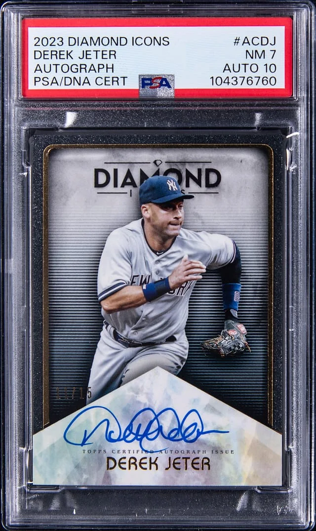 2023 Topps Derek Jeter Diamond Icons Autograph #AC-DJ card image