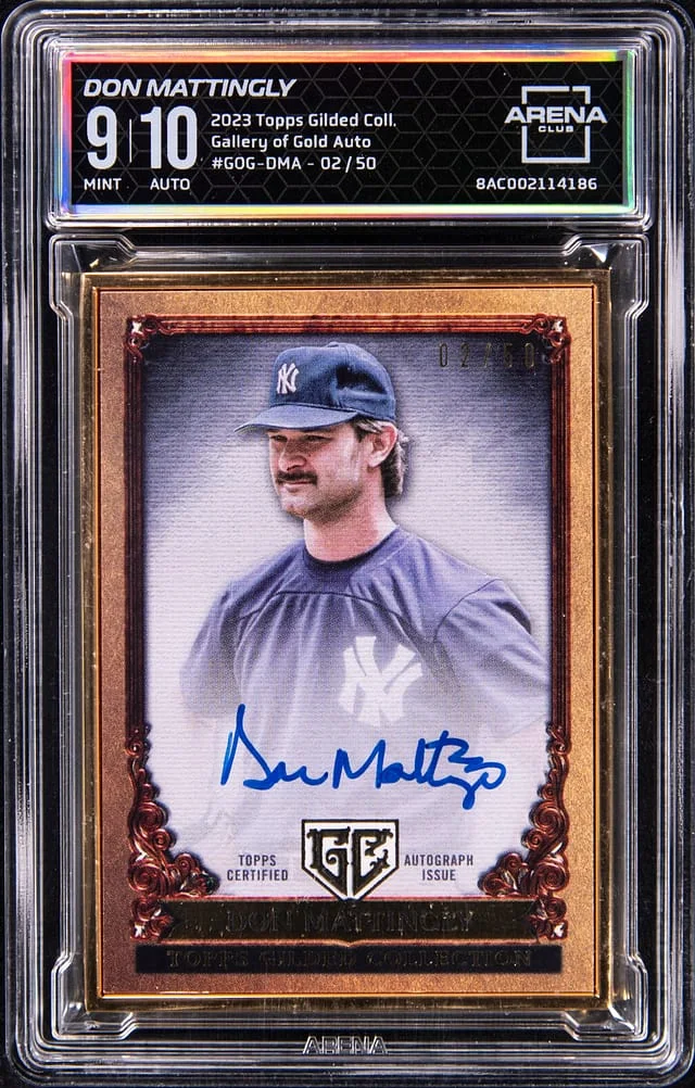 2023 Topps Don Mattingly Gilded Collection Gallery of Gold Autograph #GOG-DMA card image