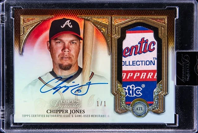 2023 Topps Dynasty Chipper Jones Autograph Patch #DAP-CJ card image