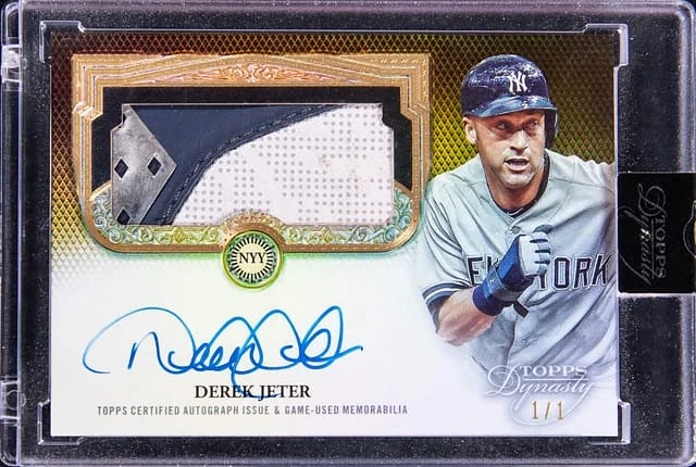 2023 Topps Dynasty Derek Jeter Autograph Batting Glove #ABG-DJ card image