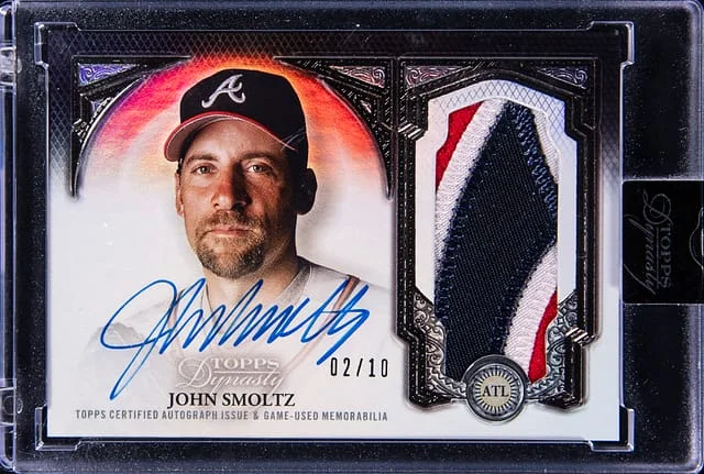 2023 Topps Dynasty John Smoltz Autographed Patch #DAP-JSM1 card image