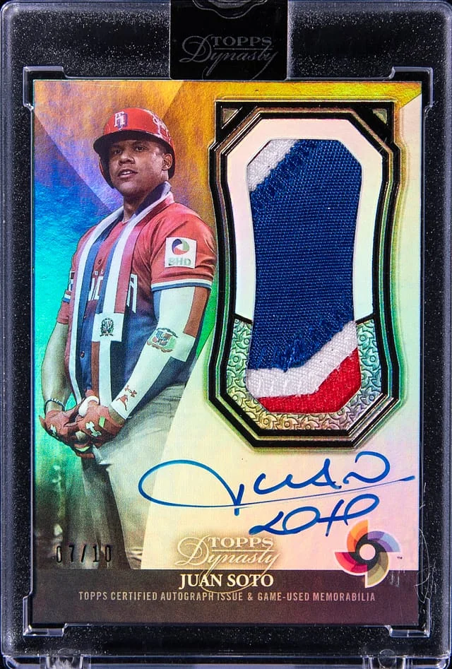 2023 Topps Dynasty Juan Soto World Baseball Classic Autographed Patch #DWBC-JS4 card image