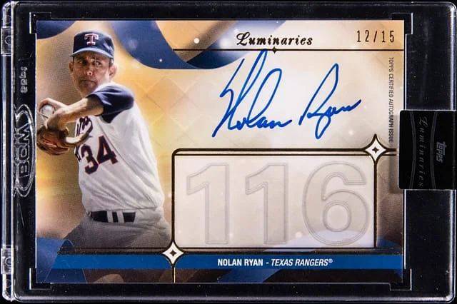 2023 Topps Dynasty Nolan Ryan Masters of the Mound Autographs #MOM-NR card image