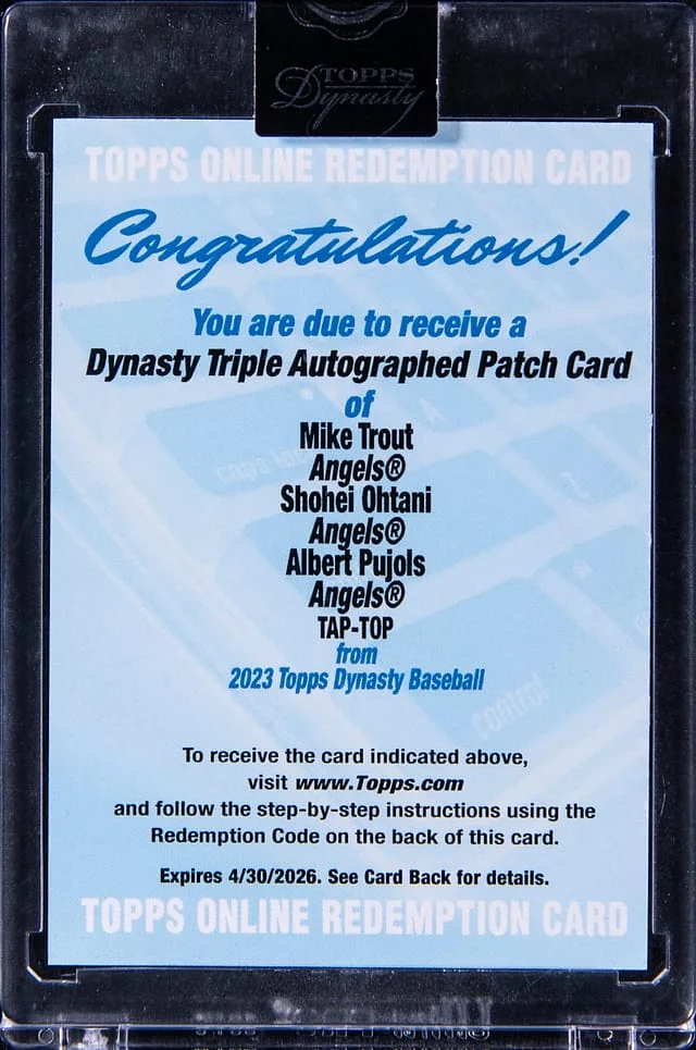 2023 Topps Dynasty Triple #no-number card image