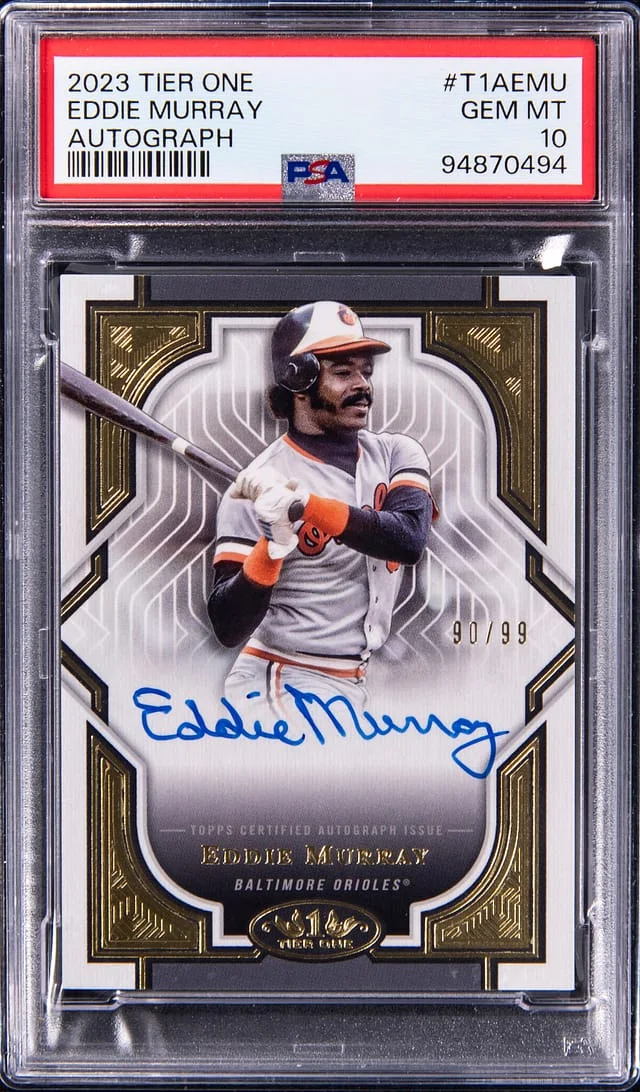 2023 Topps Eddie Murray Tier One Autograph #T1A-EMU card image