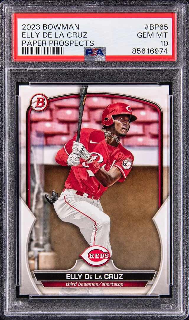 2023 Topps Elly De La Cruz Bowman Paper Prospects #BP-65 card image