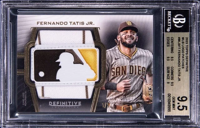 2023 Topps Fernando Tatis Jr. Definitive Collection MLB Logo Patches #MLBFT card image