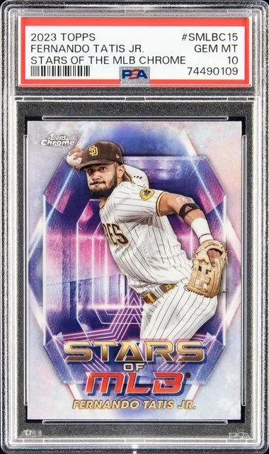 2023 Topps Fernando Tatis Jr. Stars Of The MLB Chrome #Smlbc15 card image
