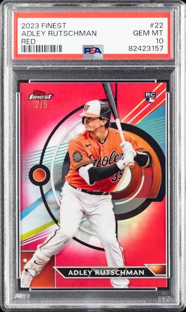 2023 Topps Finest Adley Rutschman #22 card image