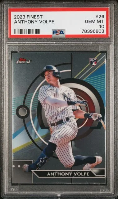 2023 Topps Finest Anthony Volpe #26 card image