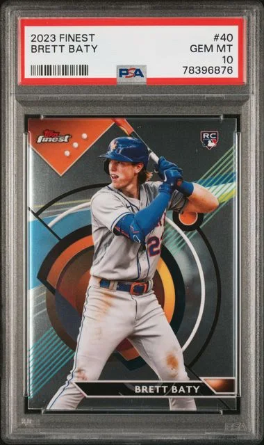 2023 Topps Finest Brett Baty #40 card image
