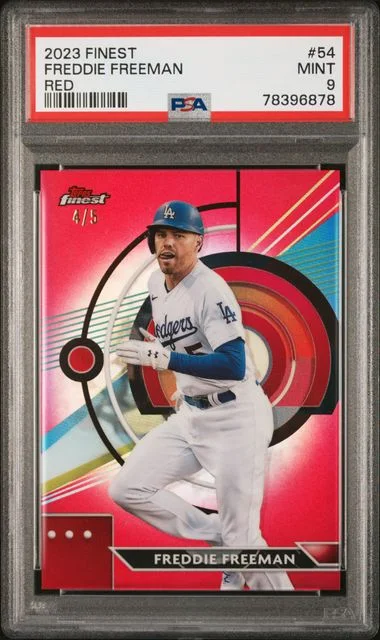 2023 Topps Finest Freddie Freeman #54 card image