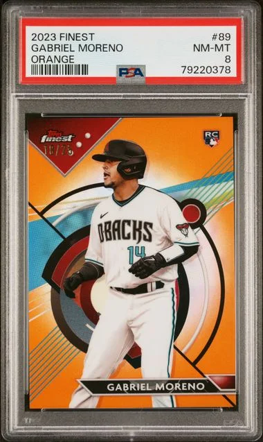 2023 Topps Finest Gabriel Moreno Orange #89 card image