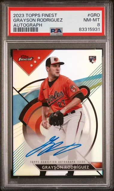 2023 Topps Finest Grayson Rodriguez Finest Autographs #GRO card image
