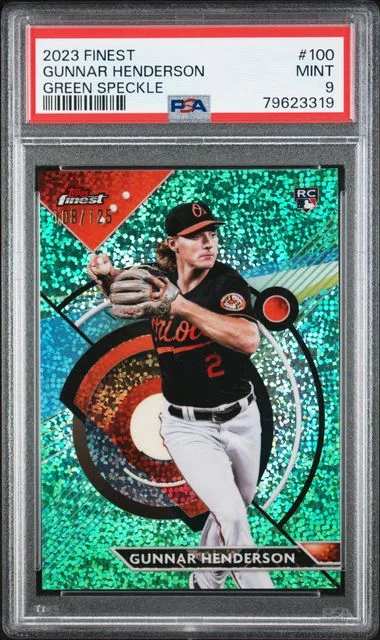 2023 Topps Finest Gunnar Henderson #100 card image