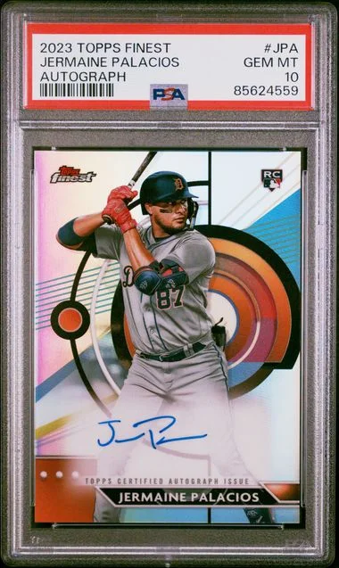 2023 Topps Finest Jermaine Palacios Finest Autographs #JPA card image
