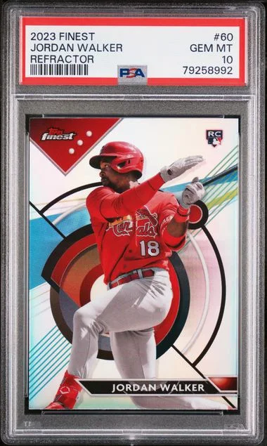 2023 Topps Finest Jordan Walker #60 card image