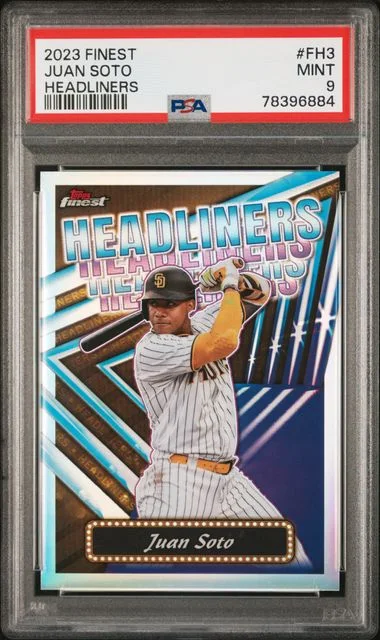 2023 Topps Finest Juan Soto Finest Headliners #FH3 card image