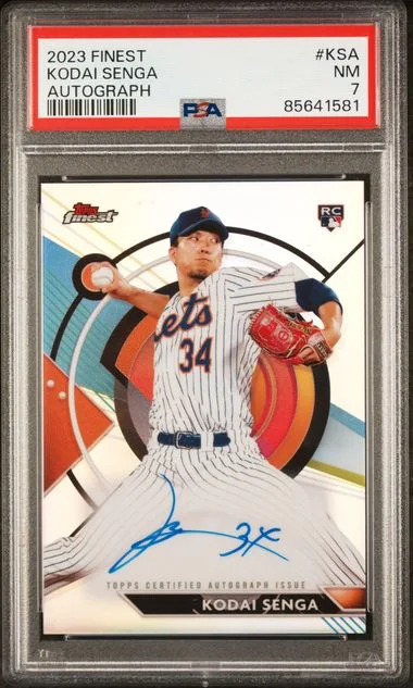 2023 Topps Finest Kodai Senga Finest Autographs #KSA card image