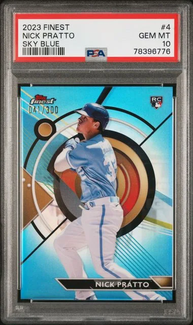 2023 Topps Finest Nick Pratto #4 card image