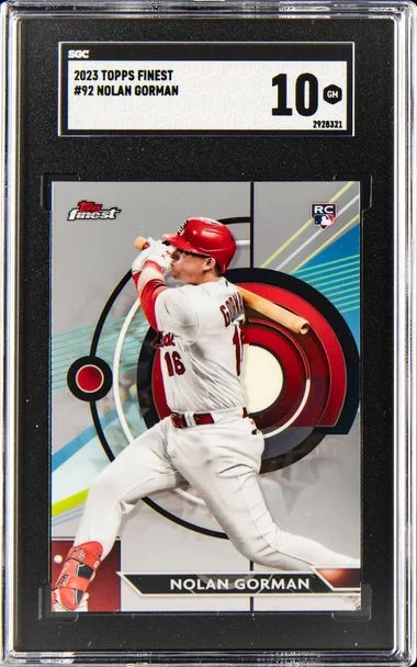 2023 Topps Finest Nolan Gorman #92 card image