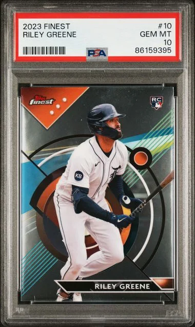 2023 Topps Finest Riley Greene #10 card image